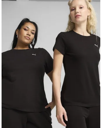 Tricou cu decolteu la baza gatului, Negru