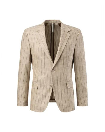 Sacou slim-fit cu închidere la un singur rând de nasturi STR1