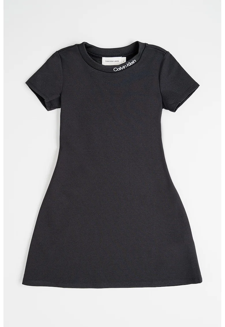 Rochie scurta cu maneci scurte, Negru