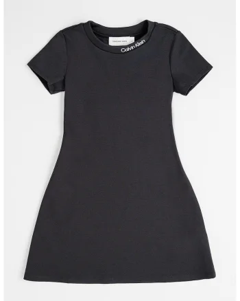 Rochie scurta cu maneci scurte, Negru