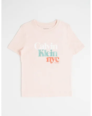 Tricou regular fit cu imprimeu logo, Alb/Verde/Roz prafuit