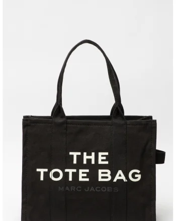 Geanta tote mare The Canvas, Alb/Negru