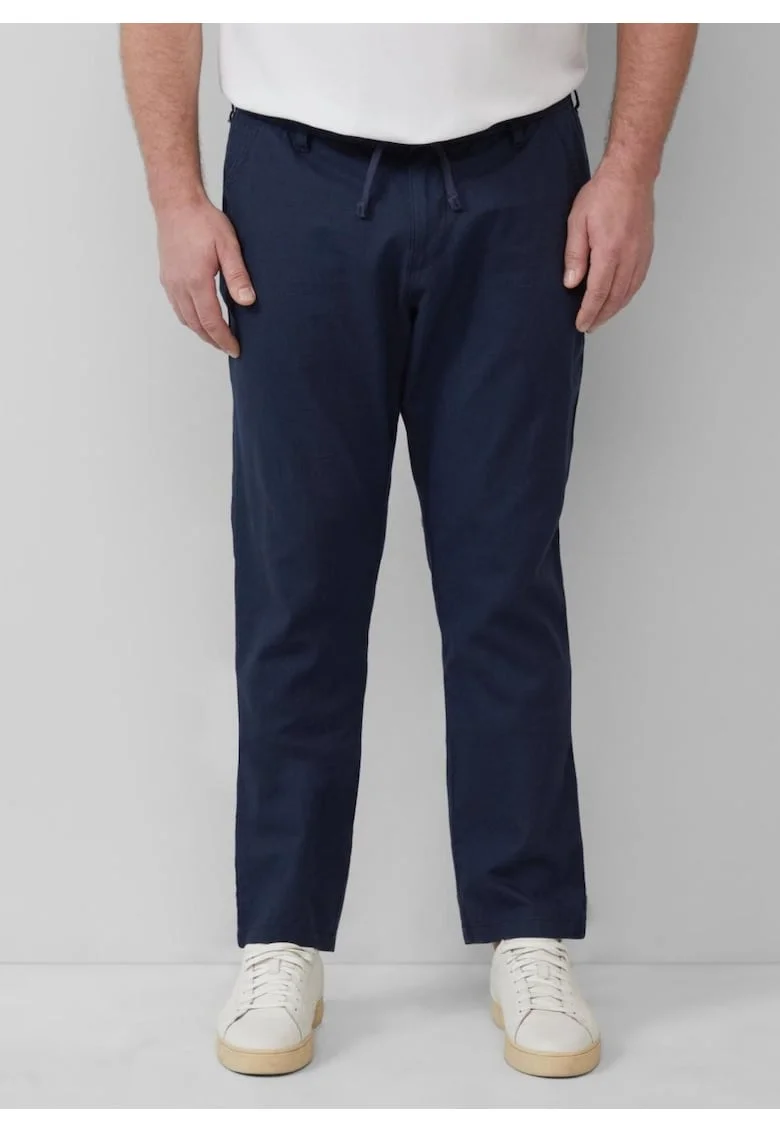 Big Sizes Pantaloni chino, barbati big sizes, Detroit, croiala Regular fit, Bleumarin inchis