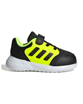 Pantofi sport Tensaur Run 3.0 cu velcro, Negru/Galben