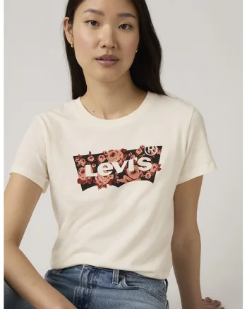 Tricou de bumbac cu decolteu la baza gatului