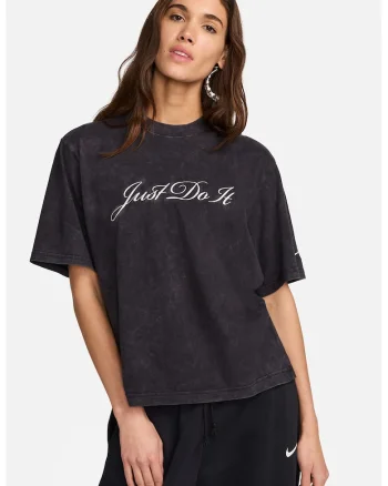 Tricou din bumbac cu broderie logo, Negru stins