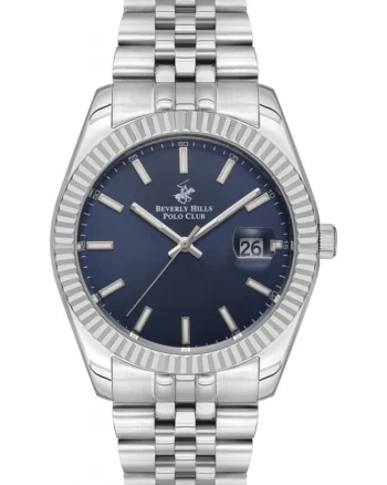 Ceas de bărbați  BP3018X.390, albastru închis, mecanism Quartz, brățară din oțel