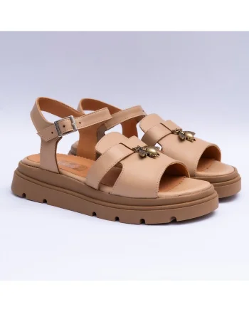 Sandale dama cu accesoriu, bej