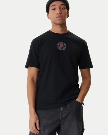 Tricou pentru barbati,  bumbac, negru