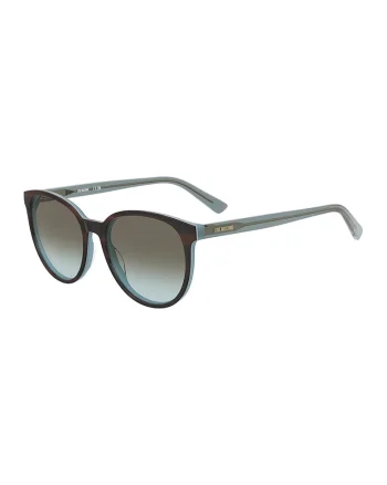 Ochelari de soare pantos cu lentile in degrade, Albastru stins/Violet pruna