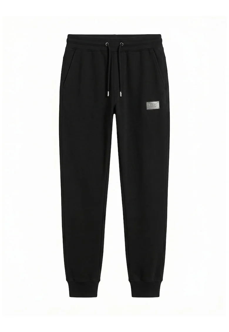 Pantaloni de trening cu placuta logo Erevan, Negru