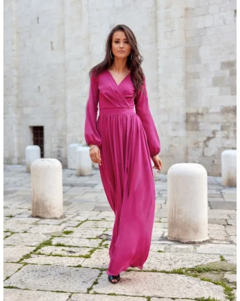 Rochie petrecuta cu maneca lunga Stella