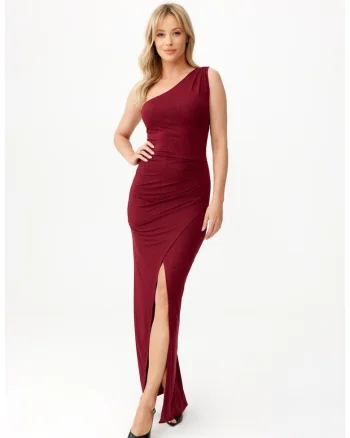 Rochie uni cu decolteu pe umeri Esmeralda