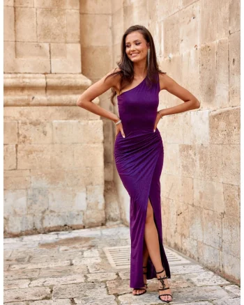 Rochie maxi cu decolteu pe umeri Esmeralda