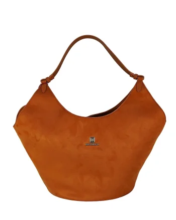 Geanta shopper cu etui Marina, Portocaliu stins