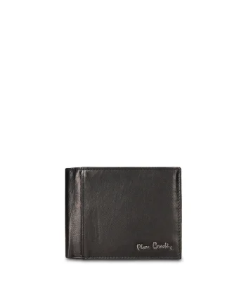 Portofel pliabil din piele Alistair Chic, Negru