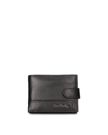 Portofel pliabil de piele Bastian Chic, Negru