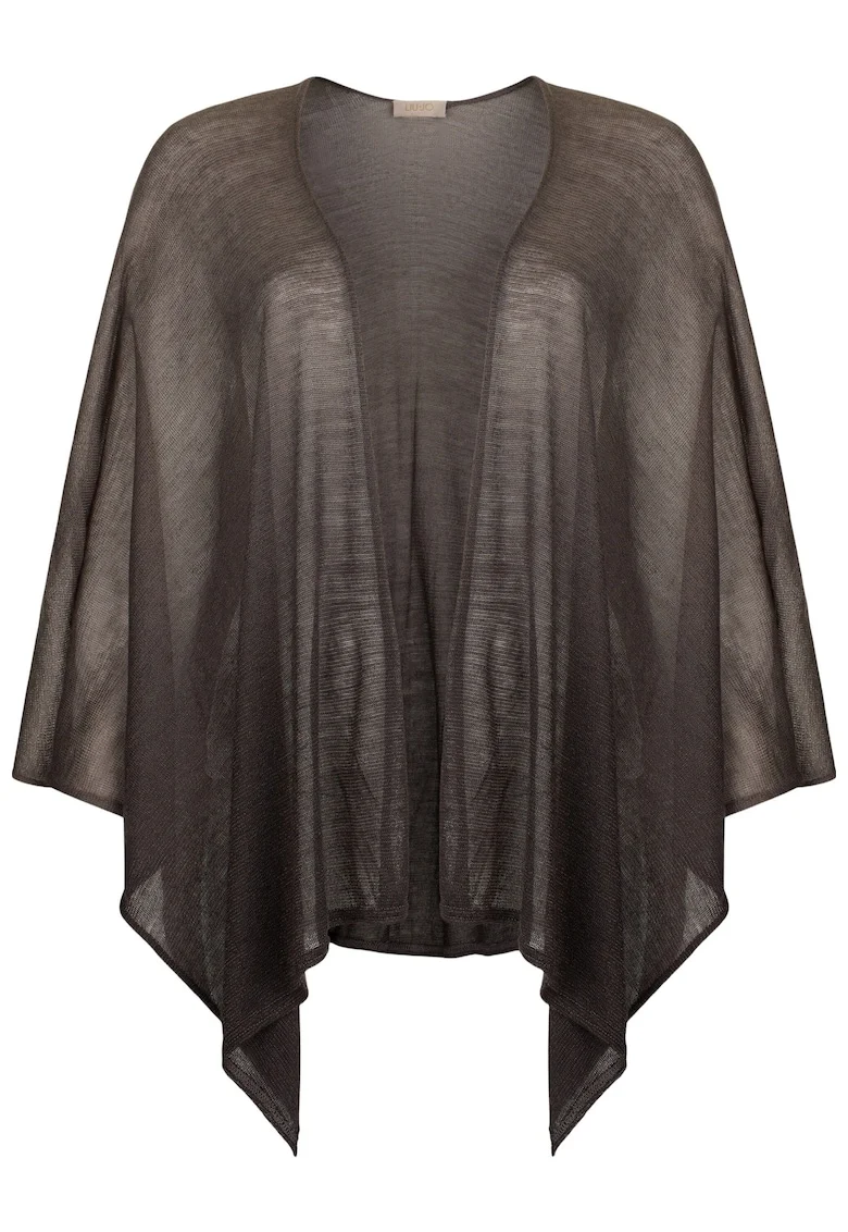 Poncho asimetric, Negru