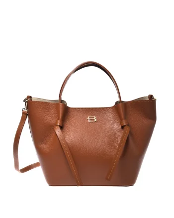 Geanta shopper din piele naturala, Maro, 25x40x13