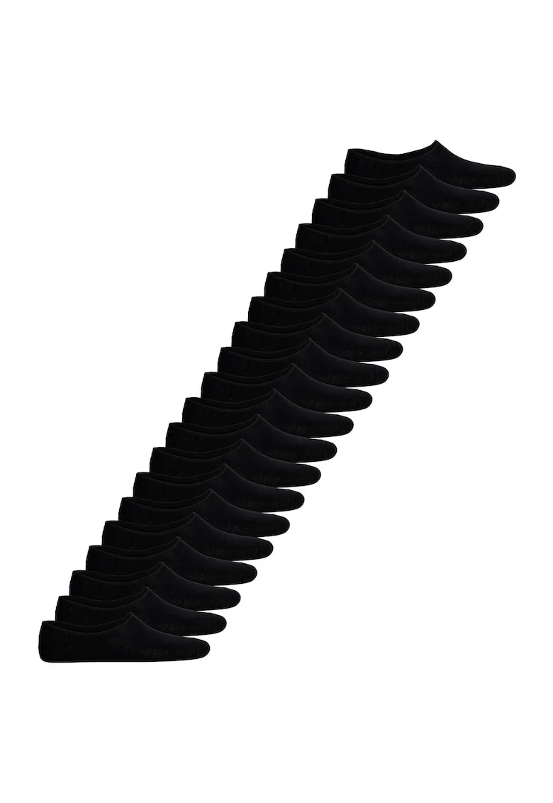 Set de sosete foarte scurte - 20 perechi, Negru