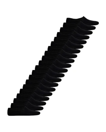 Set de sosete foarte scurte - 20 perechi, Negru