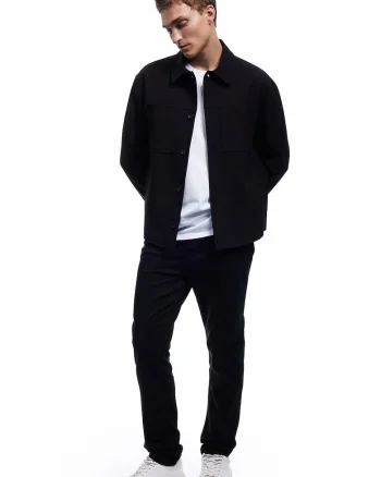 Blugi regular fit, Negru
