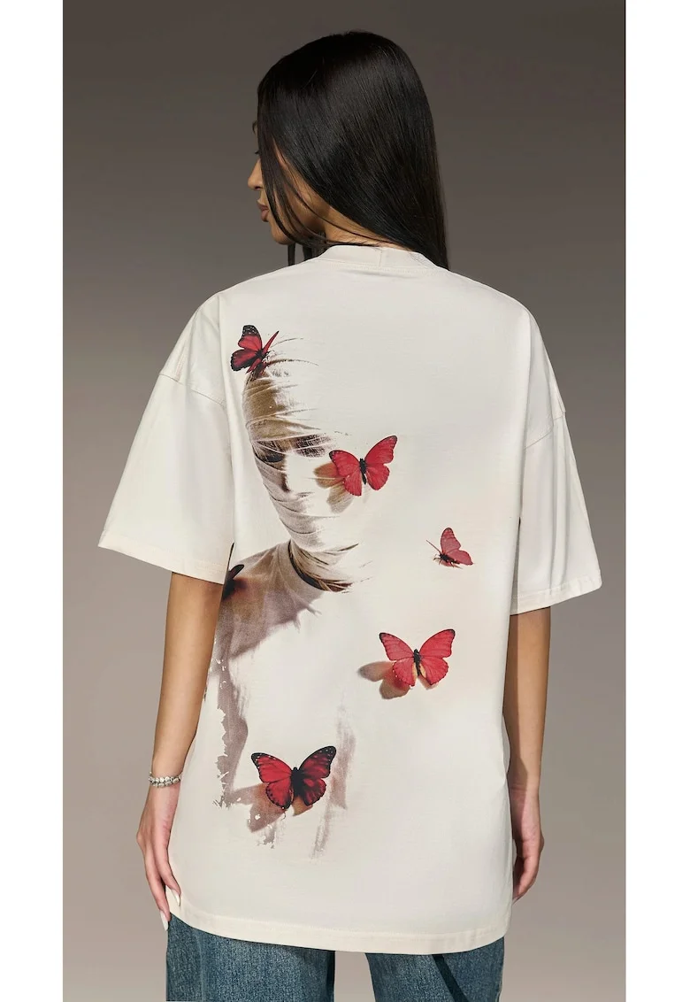 Tricou VAULT - T27302, Alb