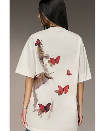 Tricou VAULT - T27302, Alb