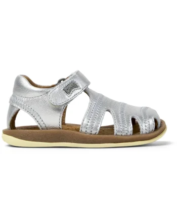 Sandale fisherman de piele Bicho, Gri
