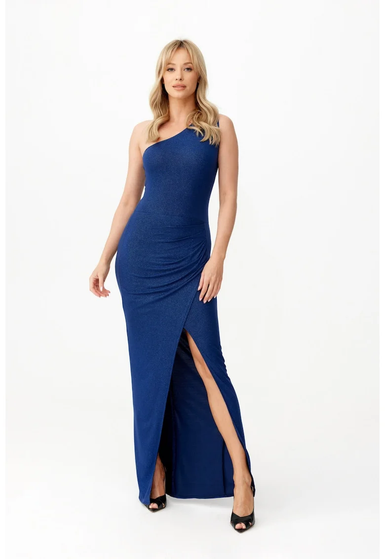 Rochie Esmeralda cu decolteu pe umeri