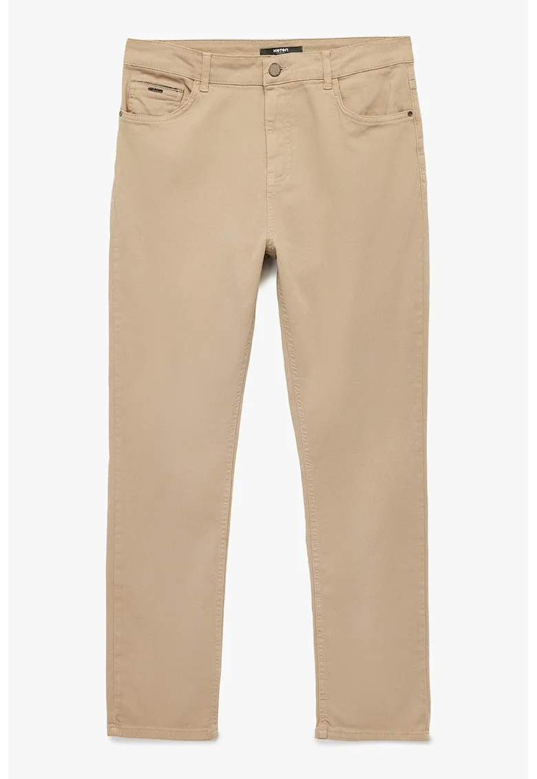 Blugi regular fit, Bej