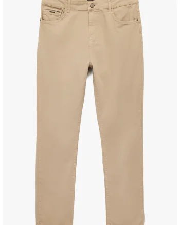 Blugi regular fit, Bej