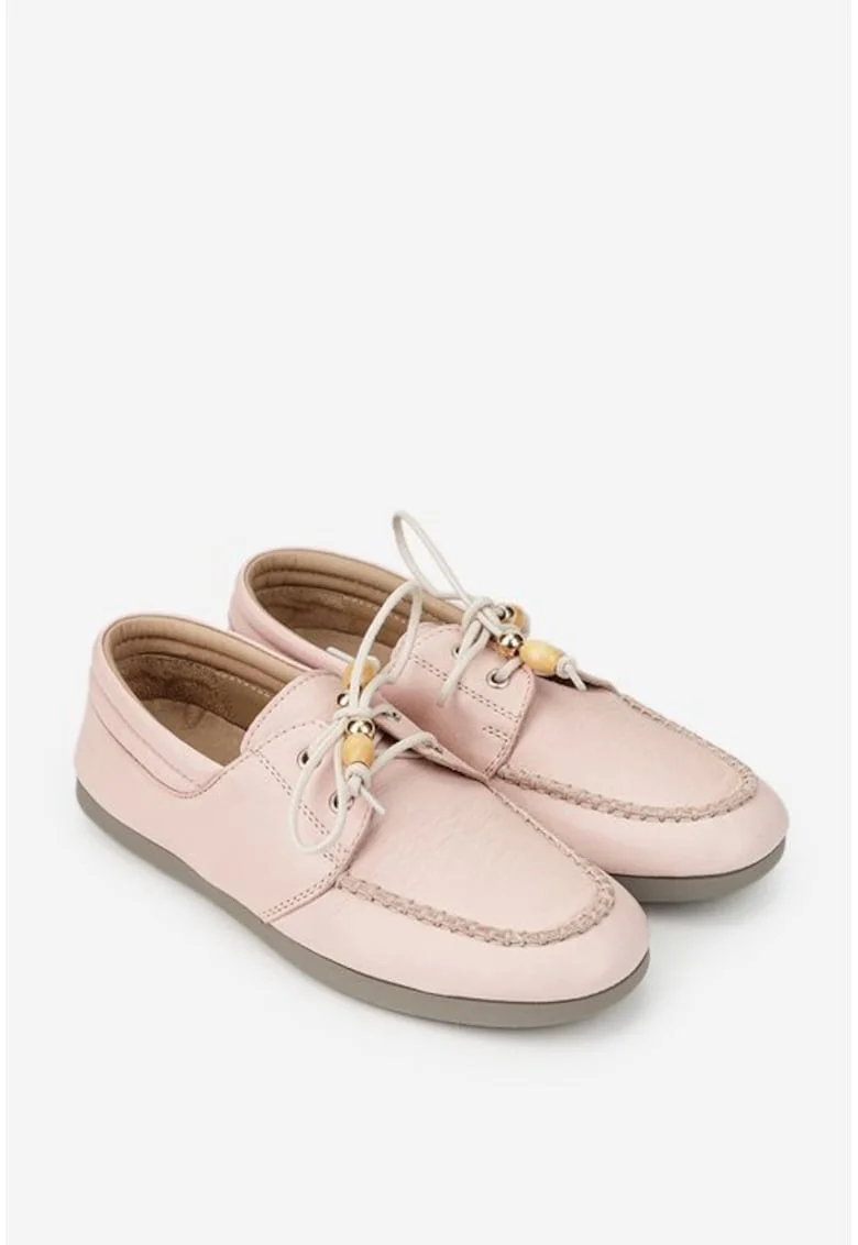 Pantofi dama piele roz, Roz deschis