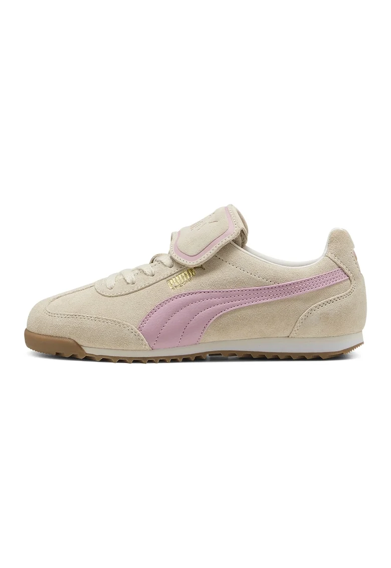 Pantofi sport Arizona Premium de piele intoarsa, Lila/Crem