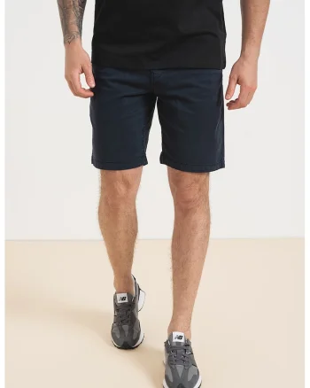 Pantaloni chino scurti din amestec de lyocell Angels, Bleumarin