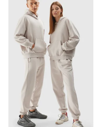 Pantaloni unisex  Bumbac, Bej, Bej