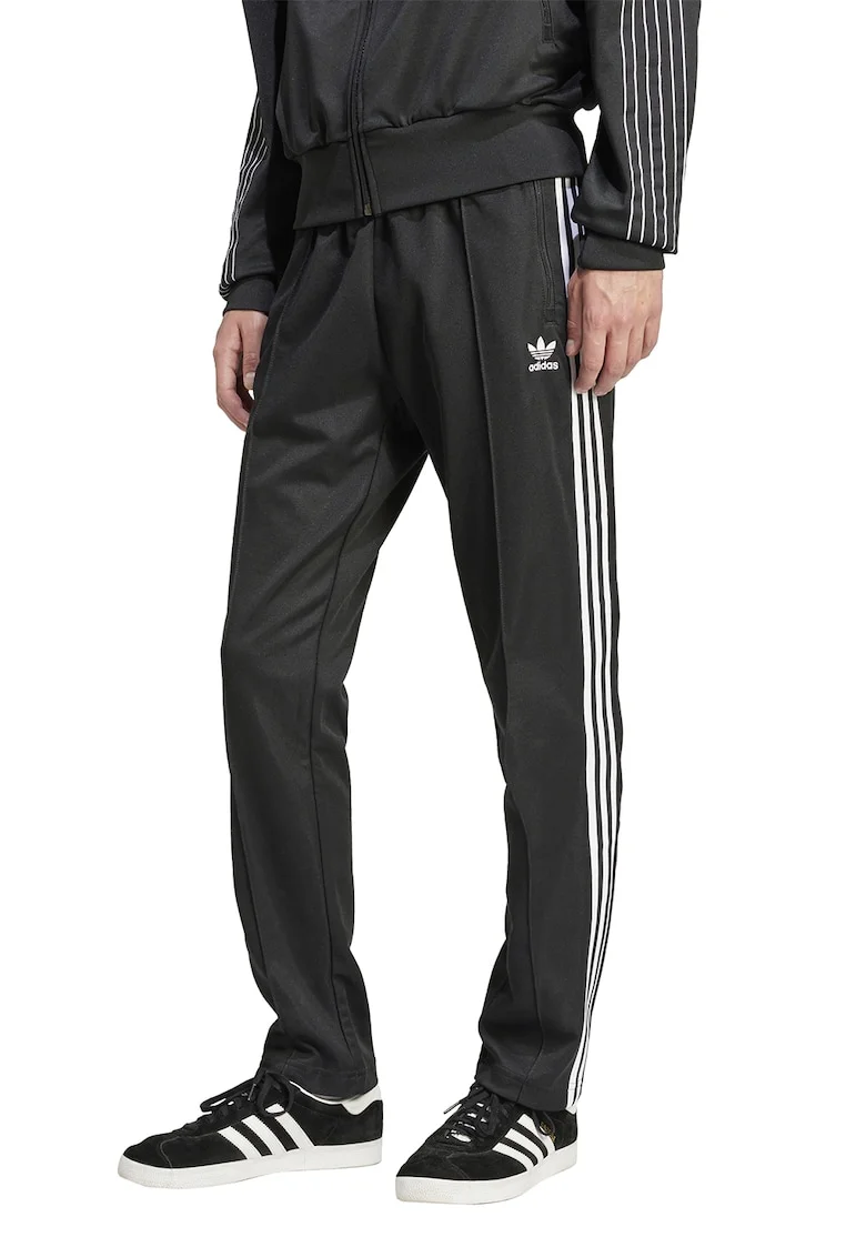Pantaloni de trening cu croiala conica Classic, Negru