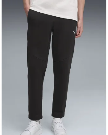 Pantaloni de trening conici si buzunare laterale, Negru