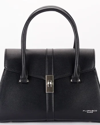 Geanta neagra medie FloraCO Paris F8536 11