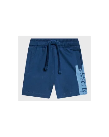 Pantaloni scurti copii,  Bumbac.organic, Albastru