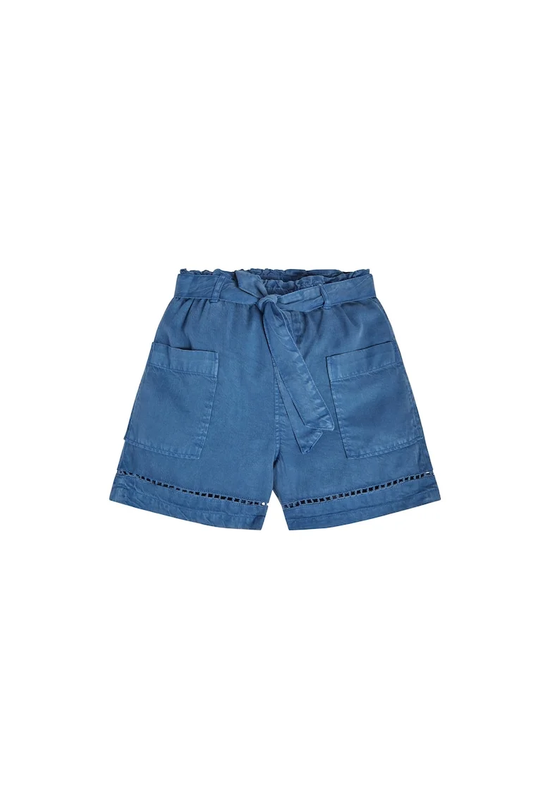 Pantaloni scurti copii,  Lyocell, Albastru, Albastru