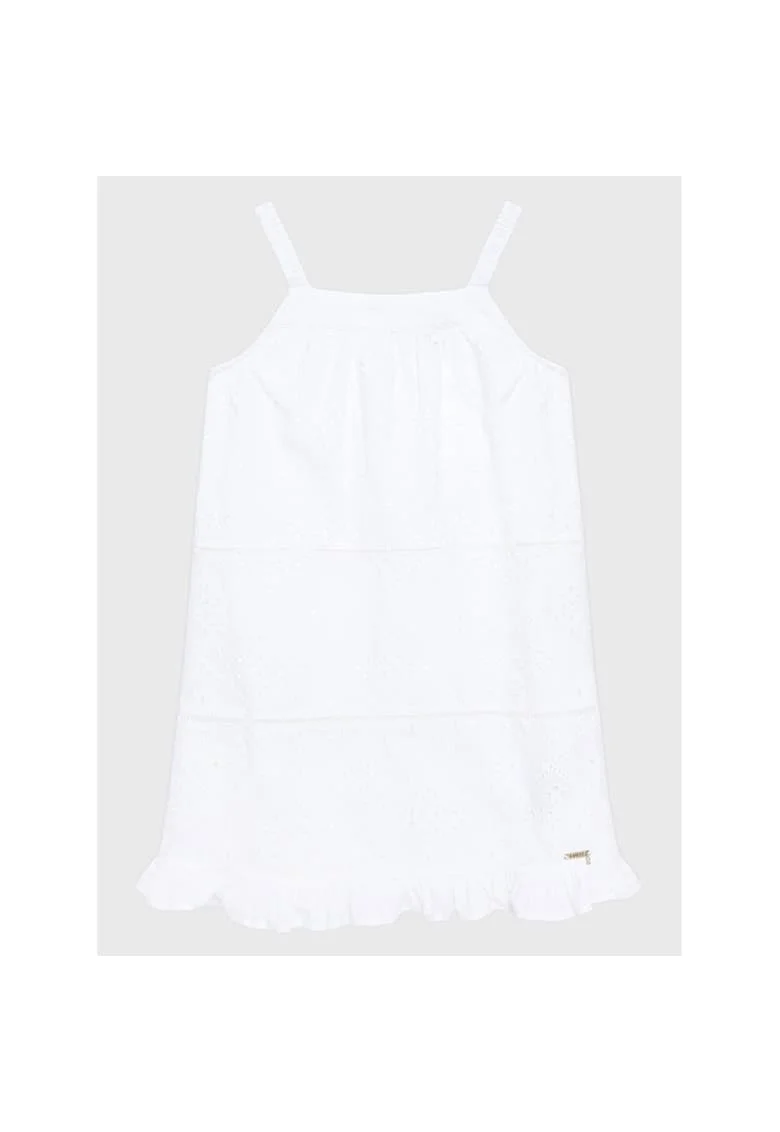 Rochie fete,  190522, Alb, Bumbac
