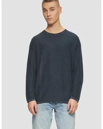 Pulover regular-fit, Gri antracit