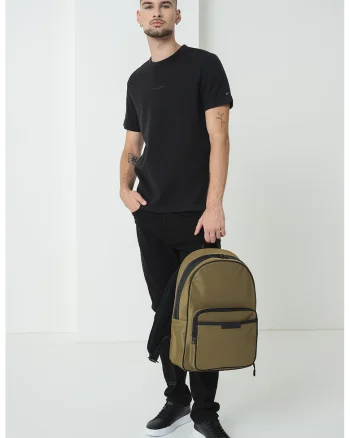 Tricou slim fit de bumbac, Negru