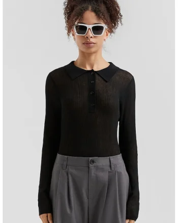 Cardigan subtire, Negru