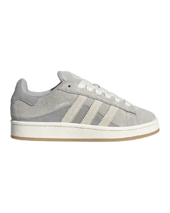 Pantofi sport din piele intoarsa Campus 00S, Alb fildes/Gri deschis