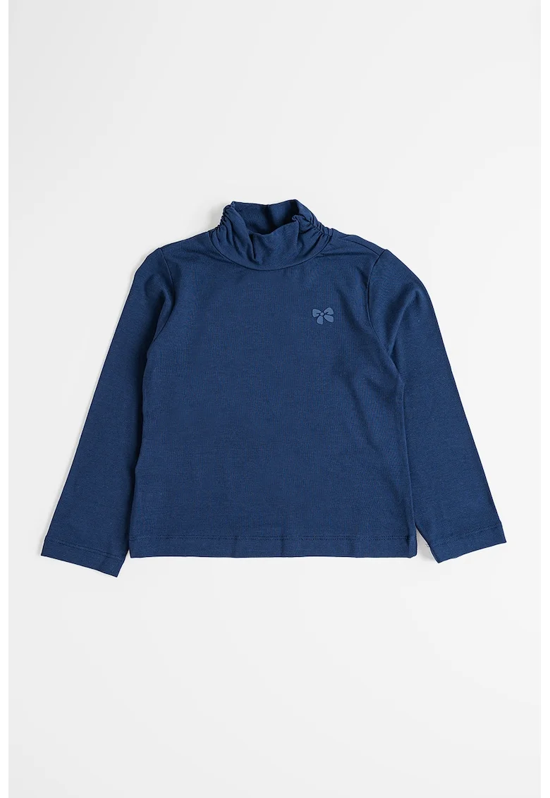 Bluza cu guler scurt, Bleumarin