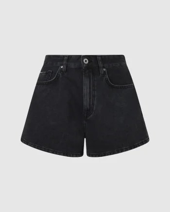 Pantaloni scurti dama,  Bumbac, Negru - 49898, Negru