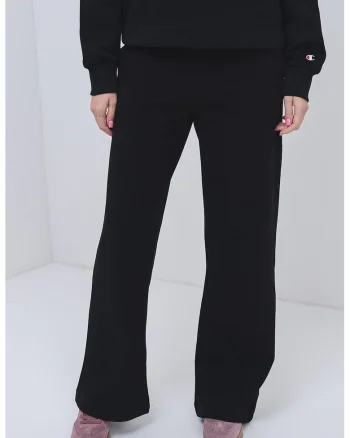 Pantaloni de trening relaxed-fit din amestec de bumbac, Negru