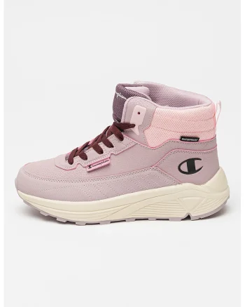 Pantofi sport inalti impermeabili cu logo Scala, Roz deschis